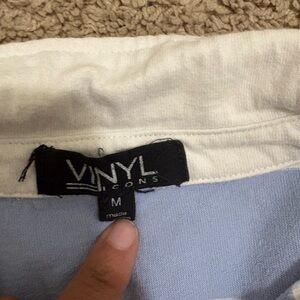 Vinyl Icons Women's Short Sleeve Tee - Light Blue